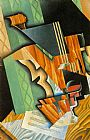 Violin and Glass by Juan Gris